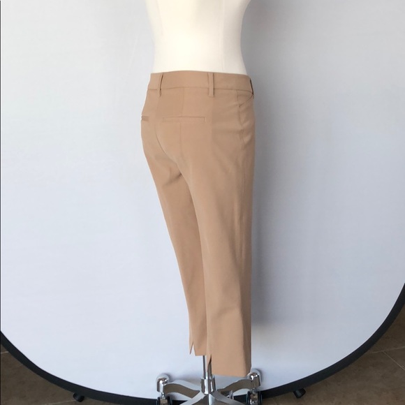 NWT WHBM The Slim  Crop Pant Size 2 Tan - Picture 11 of 15
